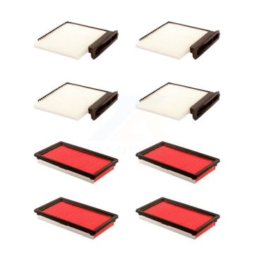 4x Air + 4x Cabin Filter (8 Total) Kit For 2007-2011 Nissan Versa KFL-101374
