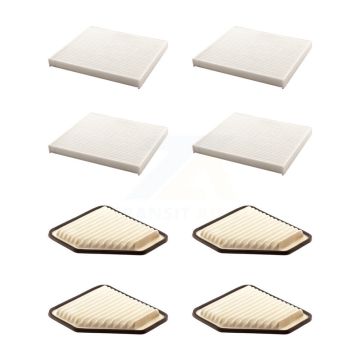 4x Air + 4x Cabin Filter (8 Total) Kit For Chevrolet Cobalt Pontiac G5 Pursuit KFL-101378