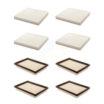 4x Air + 4x Cabin Filter (8 Total) Kit For INFINITI Q50 Q60 FX35 QX70 FX50 FX37 KFL-101392