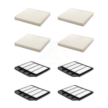 4x Air + 4x Cabin Filter (8 Total) Kit For INFINITI QX80 Nissan Armada QX56 KFL-101393