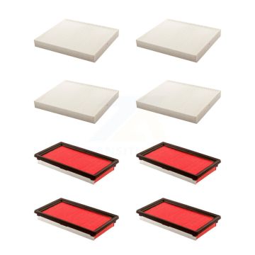 4x Air + 4x Cabin Filter (8 Total) Kit For INFINITI Q50 KFL-101394