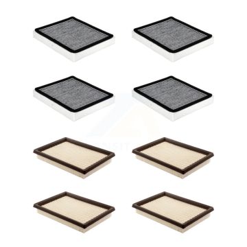4x Air + 4x Cabin Filter (8 Total) Kit For INFINITI Q50 Q60 QX70 KFL-101396