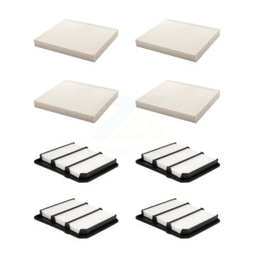 4x Air + 4x Cabin Filter (8 Total) Kit For Nissan TITAN KFL-101403