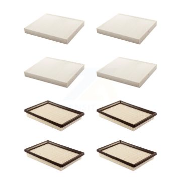 4x Air + 4x Cabin Filter (8 Total) Kit For 2018 INFINITI Q50 2.0L KFL-101405