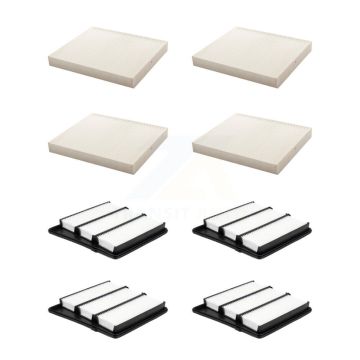 4x Air + 4x Cabin Filter (8 Total) Kit For Nissan NV2500 NV3500 TITAN XD KFL-101406
