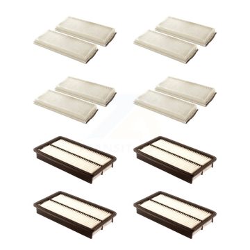 4x Air + 4x Cabin Filter (8 Total) Kit For Mazda MPV KFL-101413