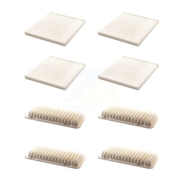 4x Air + 4x Cabin Filter (8 Total) Kit For 2003-2008 Pontiac Vibe KFL-101419