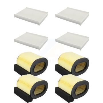 4x Air + 4x Cabin Filter (8 Total) Kit For Ford F-350 Super Duty F-250 F-450 F-550 6.7L KFL-101446