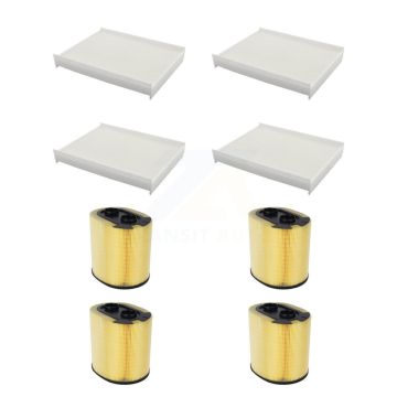 4x Air + 4x Cabin Filter (8 Total) Kit For Ford F-350 Super Duty F-250 F-450 F-550 KFL-101447