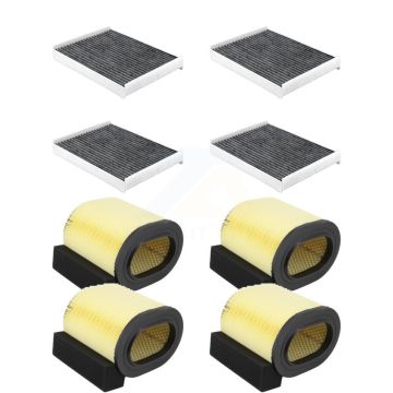 4x Air + 4x Cabin Filter (8 Total) Kit For Ford F-350 Super Duty F-250 F-450 F-550 F-650 KFL-101448