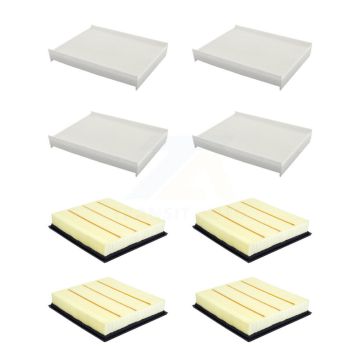 4x Air + 4x Cabin Filter (8 Total) Kit For Ford F-350 Super Duty F-250 F-450 F-550 F-600 KFL-101452