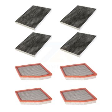 4x Air + 4x Cabin Filter (8 Total) Kit For Chrysler Pacifica Grand Caravan Voyager KFL-101454