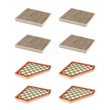 4x Air + 4x Cabin Filter (8 Total) Kit For Cadillac Chevrolet Camaro ATS CTS KFL-101466