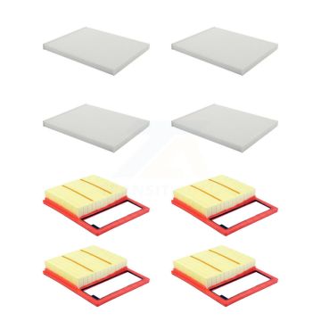 4x Air + 4x Cabin Filter (8 Total) Kit For Ford Fusion Lincoln MKZ SSV Plug-In Hybrid KFL-101470