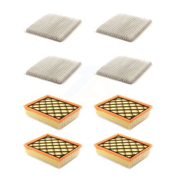 4x Air + 4x Cabin Filter (8 Total) Kit For 2015 Ford Edge 3.5L To 01 19 15 KFL-101472