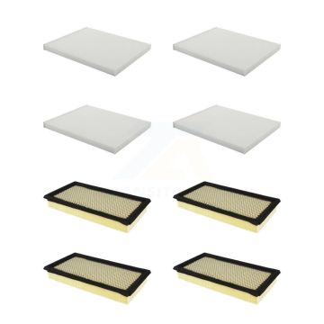 4x Air + 4x Cabin Filter (8 Total) Kit For 2016 Lincoln MKX 3.7L Old Body Style KFL-101473