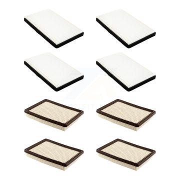 4x Air + 4x Cabin Filter (8 Total) Kit For Buick LaCrosse Chevrolet Pontiac Grand Prix KFL-101477