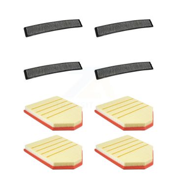 4x Air + 4x Cabin Filter (8 Total) Kit For 2011 BMW X3 3.0L with Naturally Aspirated KFL-101484