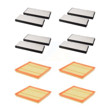 4x Air + 4x Cabin Filter (8 Total) Kit For BMW X5 X3 535i GT KFL-101485
