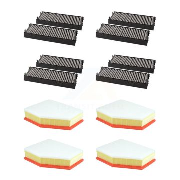 4x Air + 4x Cabin Filter (8 Total) Kit For BMW X5 3.0L With O.E. Part Number 13718577170 KFL-101489