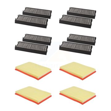 4x Air + 4x Cabin Filter (8 Total) Kit For BMW X5 KFL-101490