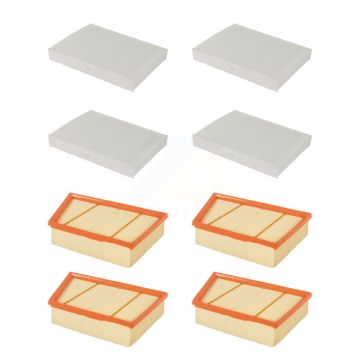 4x Air + 4x Cabin Filter (8 Total) Kit For Land Rover Range Evoque Discovery Sport LR2 KFL-101501