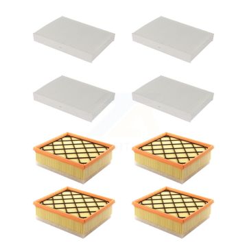 4x Air + 4x Cabin Filter (8 Total) Kit For Volvo S60 XC60 V60 Cross Country XC70 KFL-101503