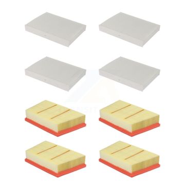 4x Air + 4x Cabin Filter (8 Total) Kit For Land Rover Discovery Sport Range Evoque Jaguar KFL-101507