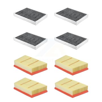4x Air + 4x Cabin Filter (8 Total) Kit For Land Rover Discovery Sport Range Evoque Jaguar KFL-101508