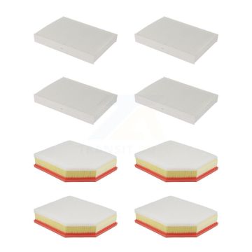 4x Air + 4x Cabin Filter (8 Total) Kit For Volvo XC60 S60 KFL-101509