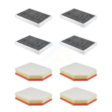 4x Air + 4x Cabin Filter (8 Total) Kit For Volvo XC60 S60 KFL-101510