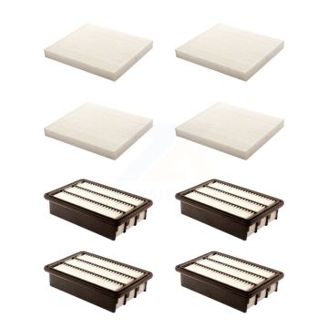 4x Air + 4x Cabin Filter (8 Total) Kit For 2007-2009 Hyundai Santa Fe KFL-101513