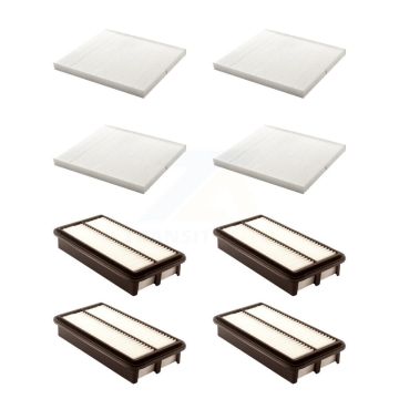 4x Air + 4x Cabin Filter (8 Total) Kit For Kia Sedona KFL-101515