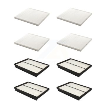 4x Air + 4x Cabin Filter (8 Total) Kit For Hyundai Santa Fe Sport XL KFL-101518