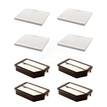 4x Air + 4x Cabin Filter (8 Total) Kit For Hyundai Elantra Kia Forte GT Rondo Forte5 Koup KFL-101522