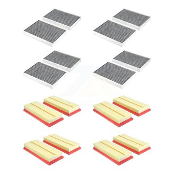 4x Air + 4x Cabin Filter (8 Total) Kit For Mercedes-Benz S550 S63 AMG CL550 CL63 KFL-101534