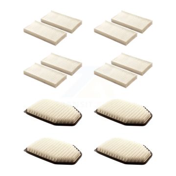 4x Air + 4x Cabin Filter (8 Total) Kit For Jeep Wrangler JK KFL-101535
