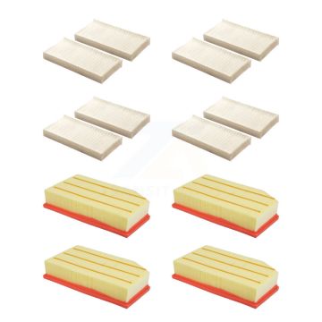 4x Air + 4x Cabin Filter (8 Total) Kit For 2018 Jeep Wrangler 2.0L 3.6L JK Body KFL-101536