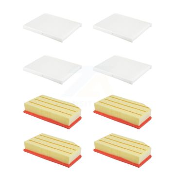 4x Air + 4x Cabin Filter (8 Total) Kit For Jeep Wrangler Gladiator KFL-101537
