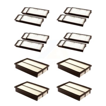 4x Air + 4x Cabin Filter (8 Total) Kit For Mazda 3 5 Sport KFL-101538