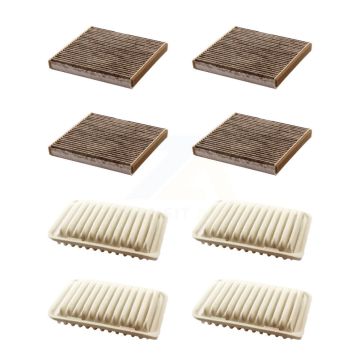 4x Air + 4x Cabin Filter (8 Total) Kit For Toyota Corolla Yaris Matrix Pontiac Vibe iM xD KFL-101547