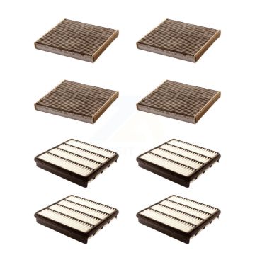 4x Air + 4x Cabin Filter (8 Total) Kit For Toyota Tundra Sequoia Lexus LX570 Land Cruiser KFL-101548