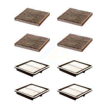 4x Air + 4x Cabin Filter (8 Total) Kit For Subaru Outback Legacy KFL-101549