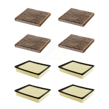 4x Air + 4x Cabin Filter (8 Total) Kit For Toyota Tundra Sequoia KFL-101551