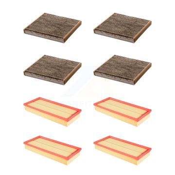 4x Air + 4x Cabin Filter (8 Total) Kit For Land Rover Range Sport Discovery Velar 110 KFL-101552