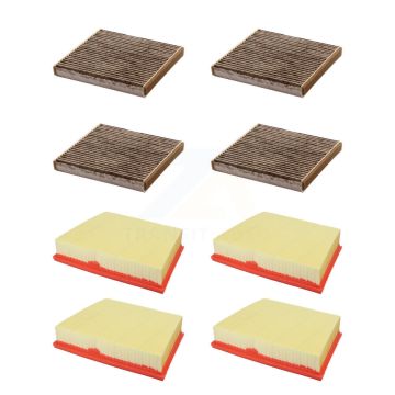 4x Air + 4x Cabin Filter (8 Total) Kit For Land Rover Range Velar Jaguar F-Pace XE XF KFL-101557