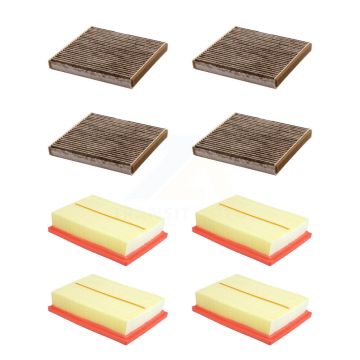 4x Air + 4x Cabin Filter (8 Total) Kit For Toyota Highlander KFL-101558