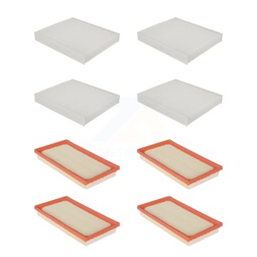 4x Air + 4x Cabin Filter (8 Total) Kit For Toyota RAV4 Corolla Camry Highlander Cross KFL-101561