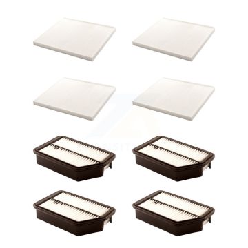 4x Air + 4x Cabin Filter (8 Total) Kit For Hyundai Tucson Kia Sportage Forte Koup KFL-101567