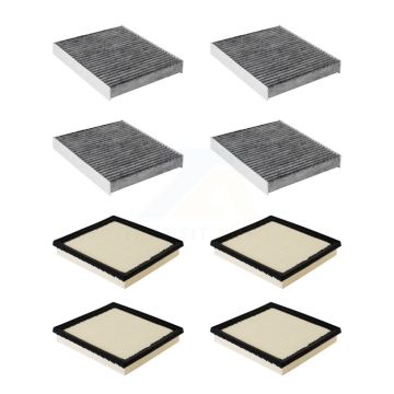 4x Air + 4x Cabin Filter (8 Total) Kit For Subaru Crosstrek Outback Impreza Ascent Legacy KFL-101591